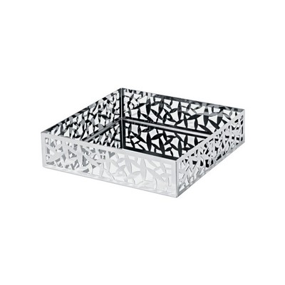 Alessi-Cactus! Paper napkin holder with 18/10 stainless steel perforated edge